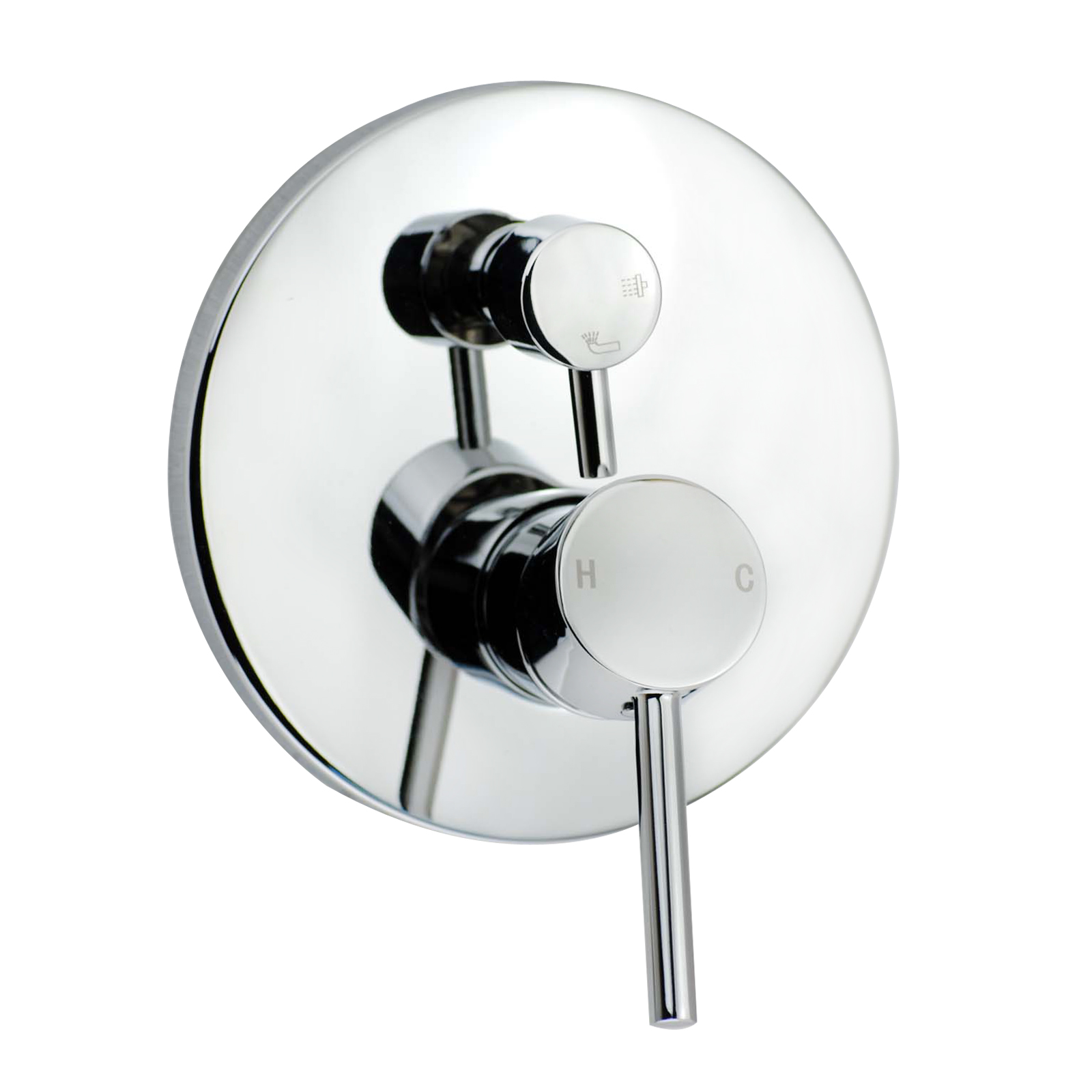 LUCID PIN - Chrome Diverter Mixer