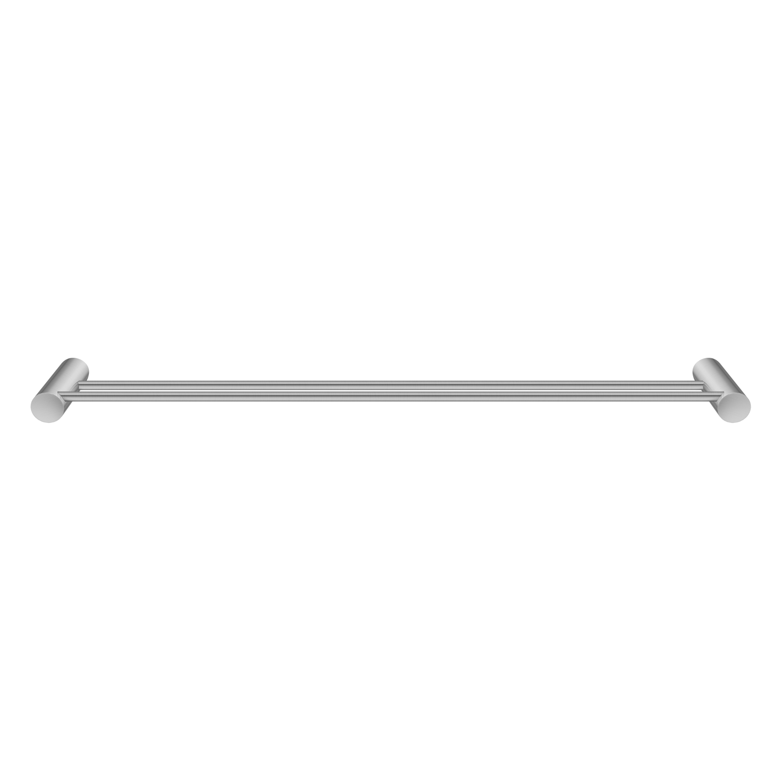 Aquperla Brushed Nickel Double Towel Rail 600mm