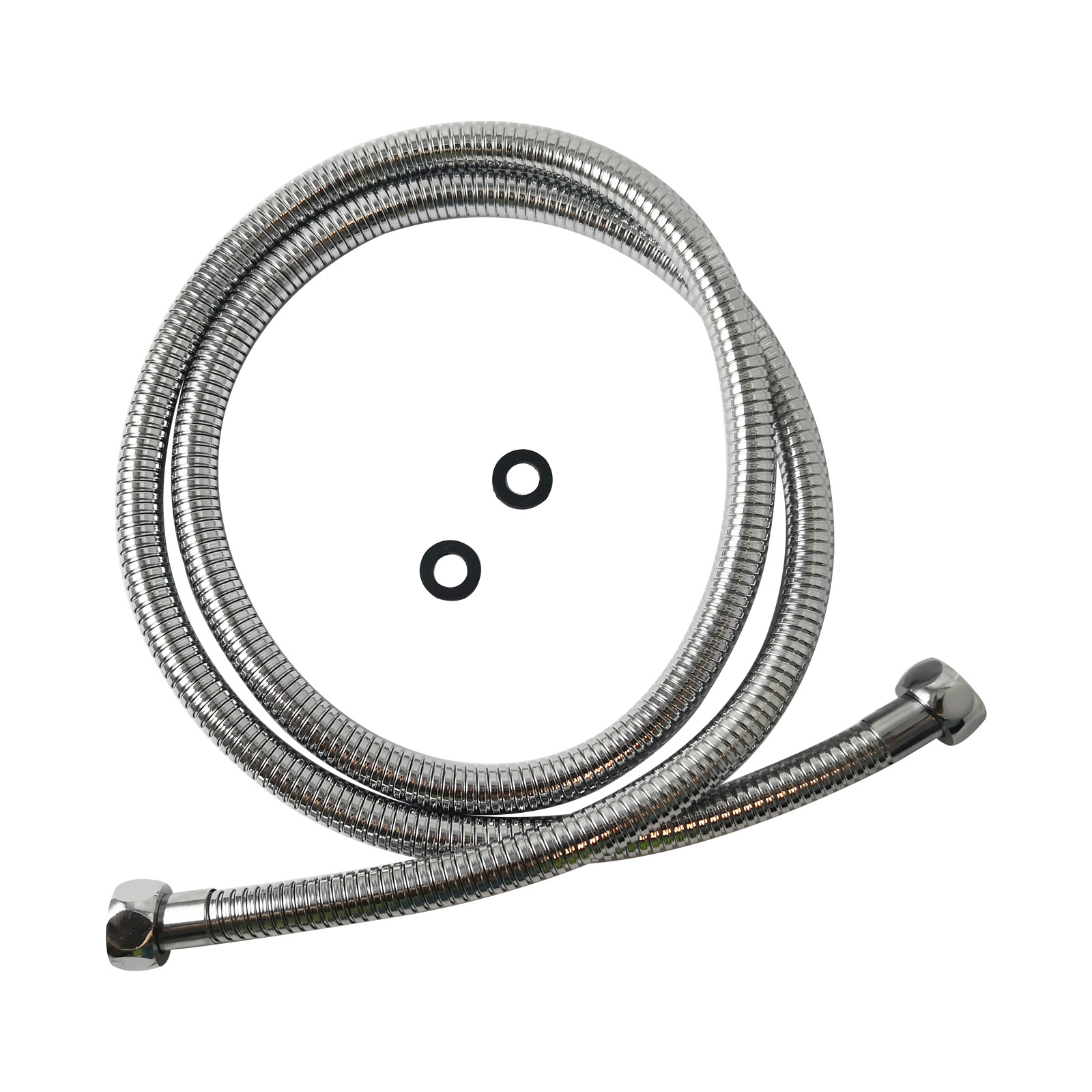 1500 mm Chrome Stainless Steel Water Inlet/Outlet Shower Hose