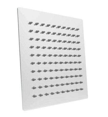 Taran 400mm Chrome Straight Wall Arm Square