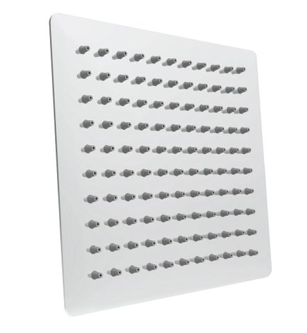 Taran 400mm Chrome Straight Wall Arm Square