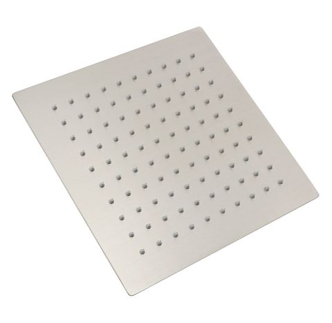 Taran 400mm Brushed Nickel Straight Wall Arm Square