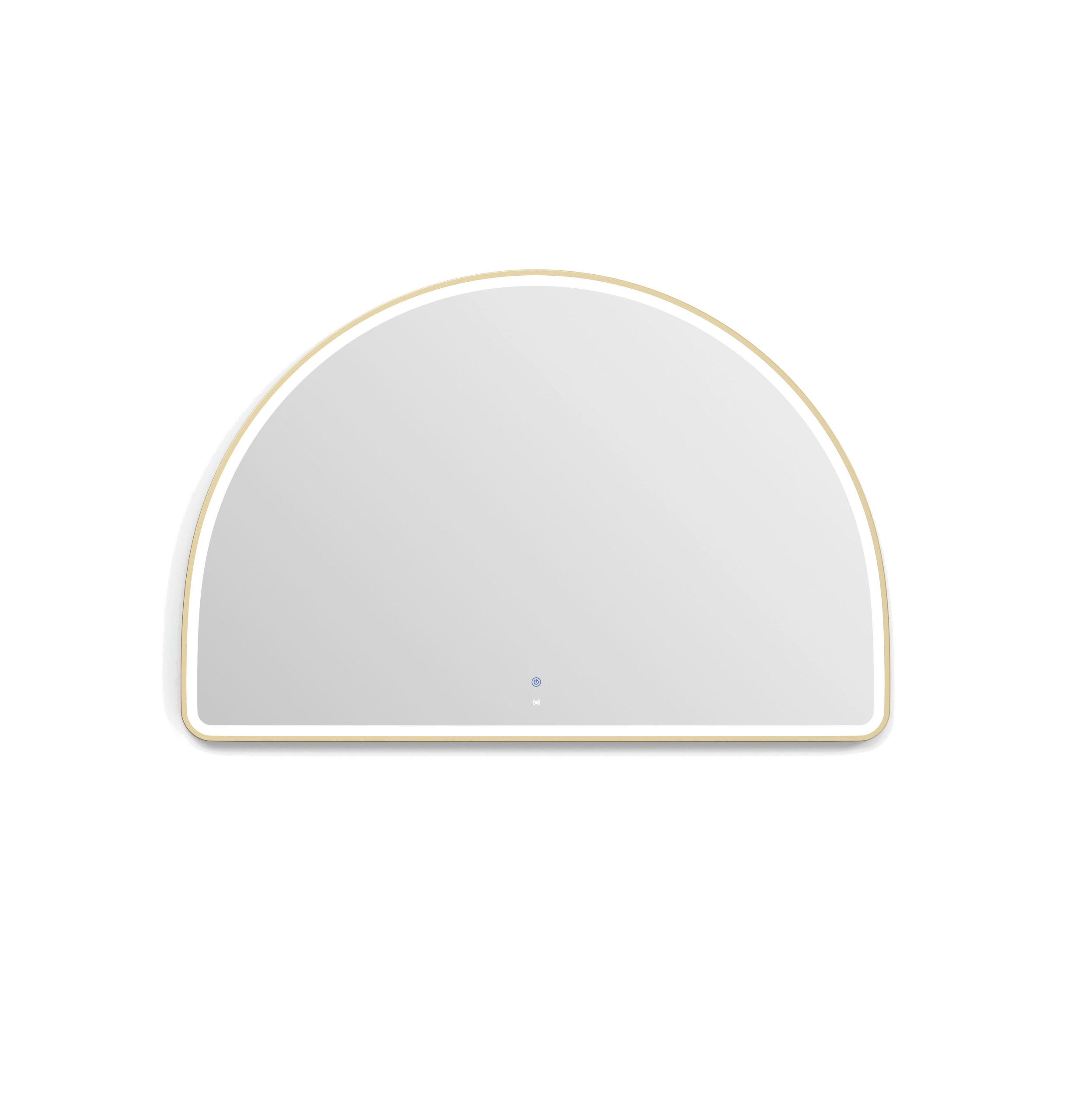 Moonlight Archie Gold Metal Frame Mirror