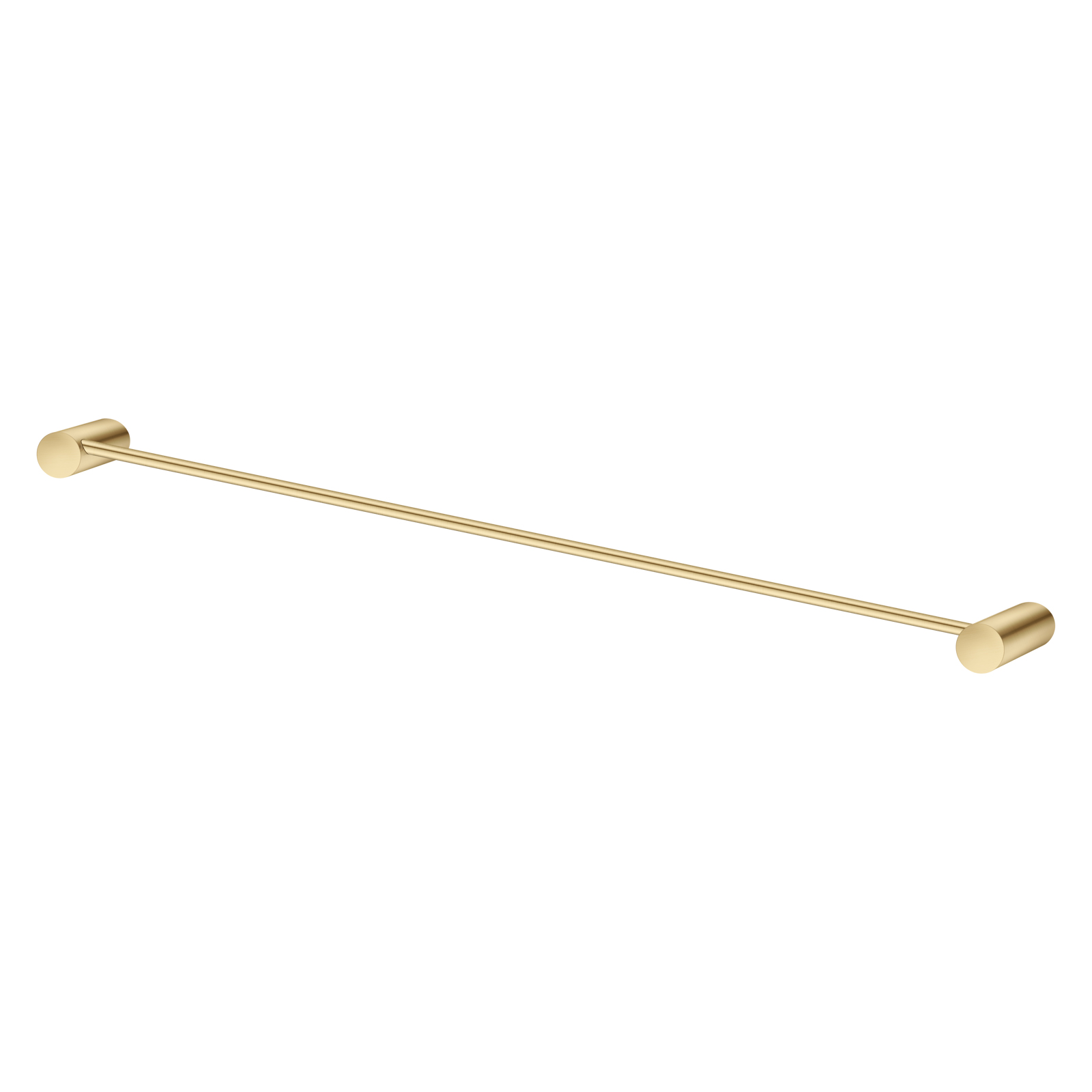 Aquaperla Brushed Brass Single Towel Rail 600mm
