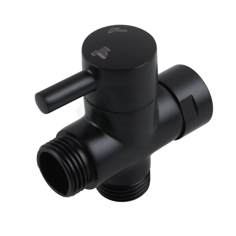 Black Brass Bidet Diverter