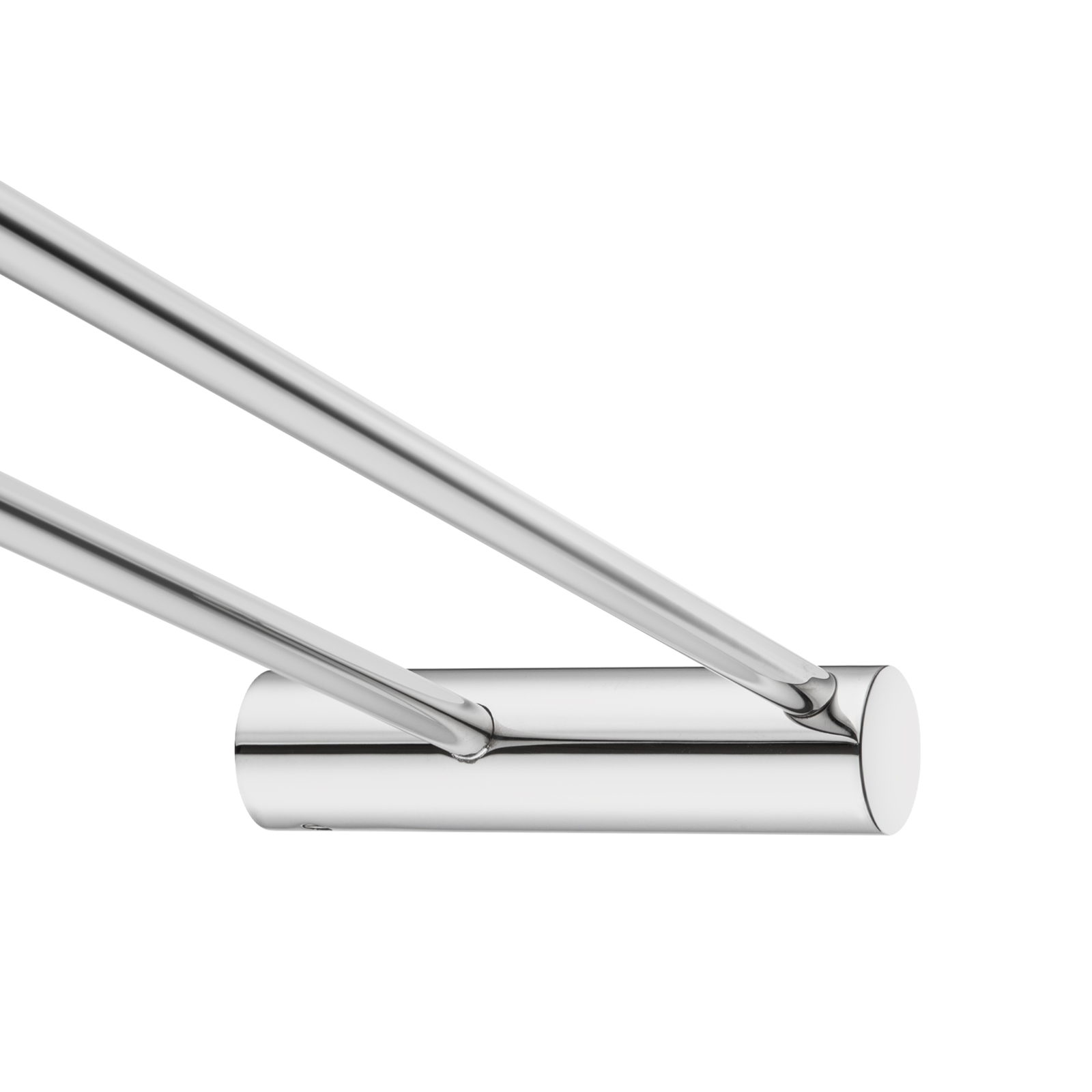 Aquaperla Chrome Double Towel Rail 600mm