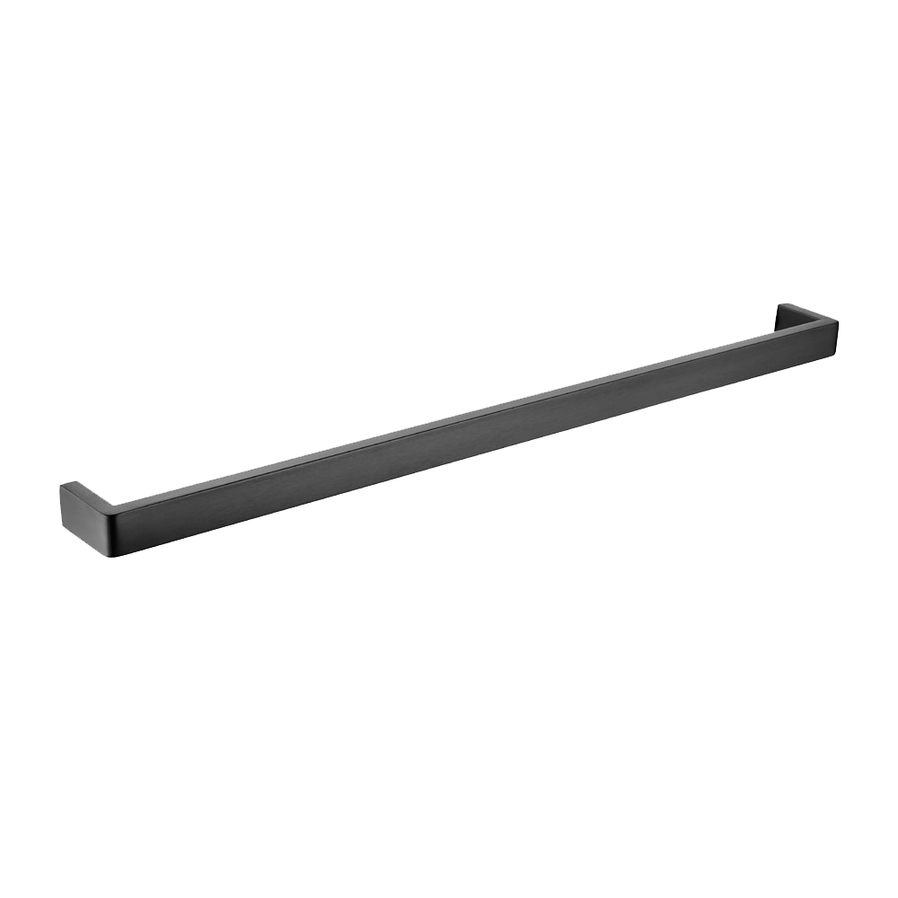 IVANO - 800mm Gunmetal Single Towel Rail
