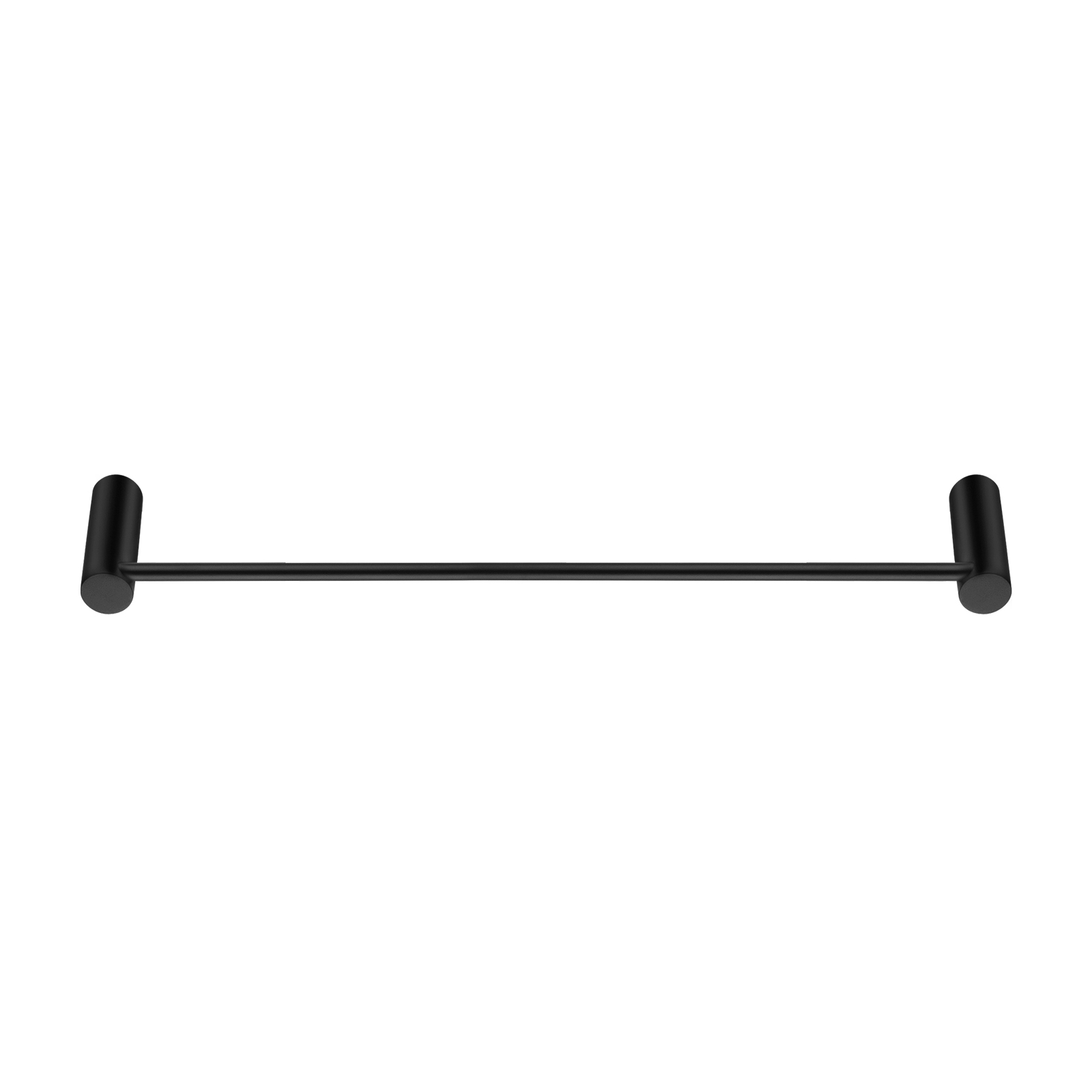 Aquaperla Black Single Towel Rail 600mm