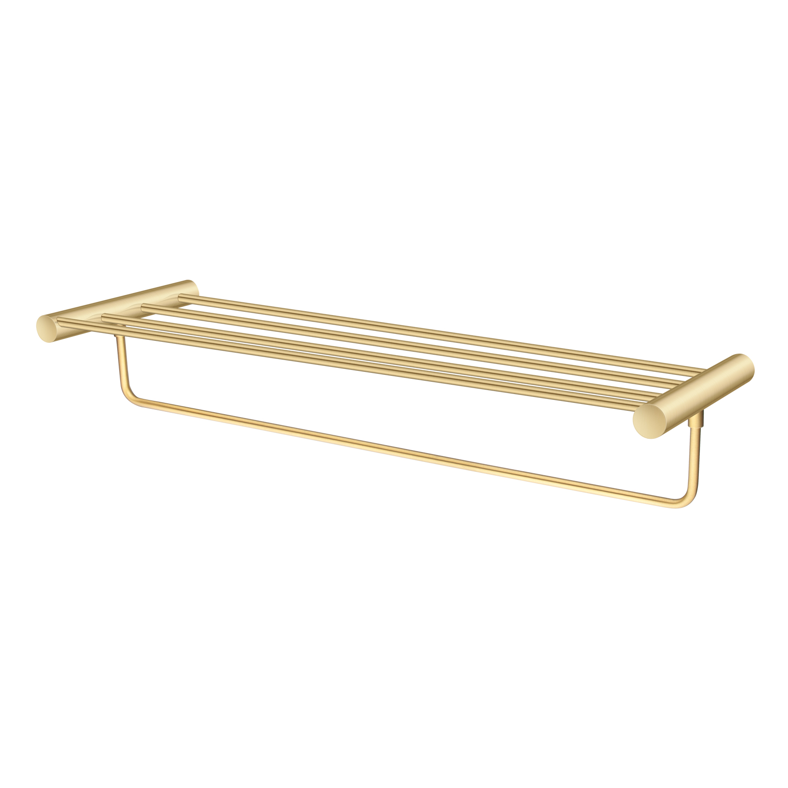 Aquaperla Brushed Brass Shower Shelf