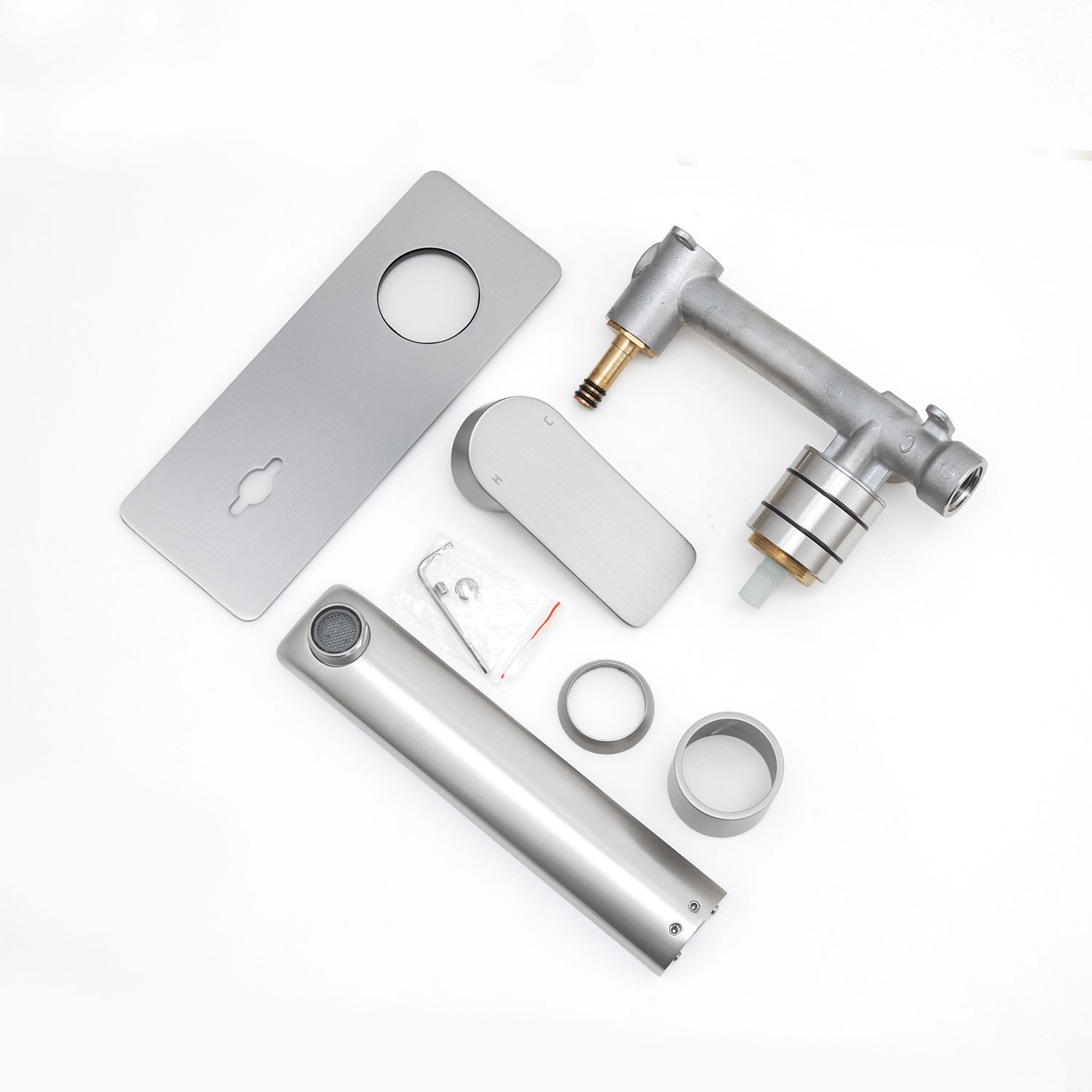 VOG - Brushed Nickel Spout Mixer