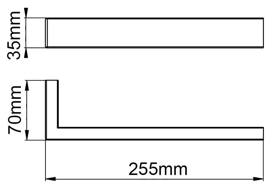 IVANO - Black Hand Towel