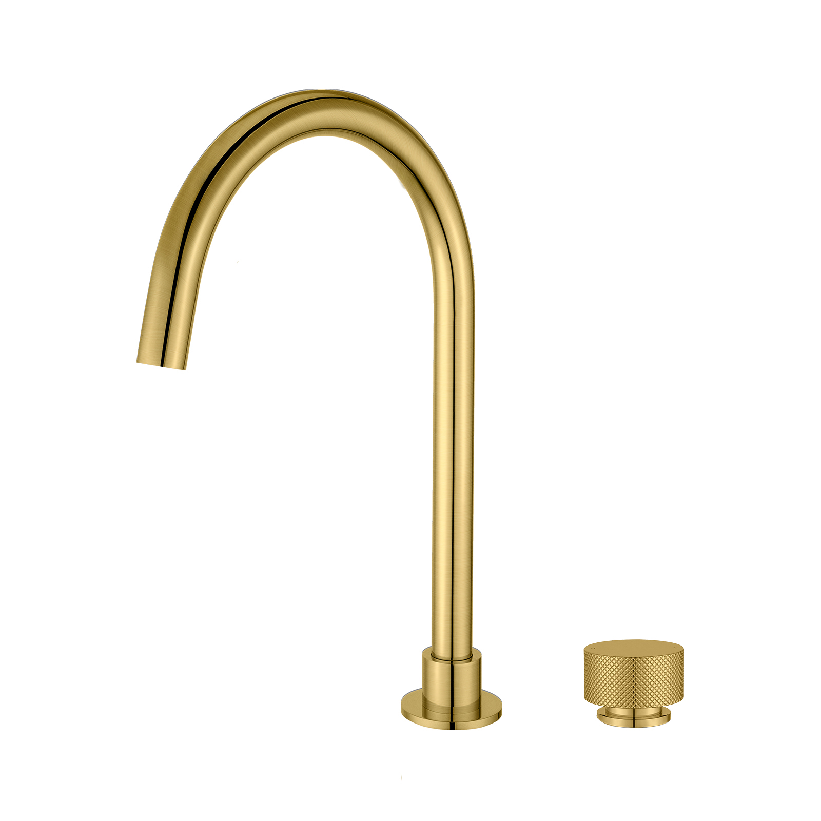 MOON Series Brushed Brass Split Type Basin Mixer