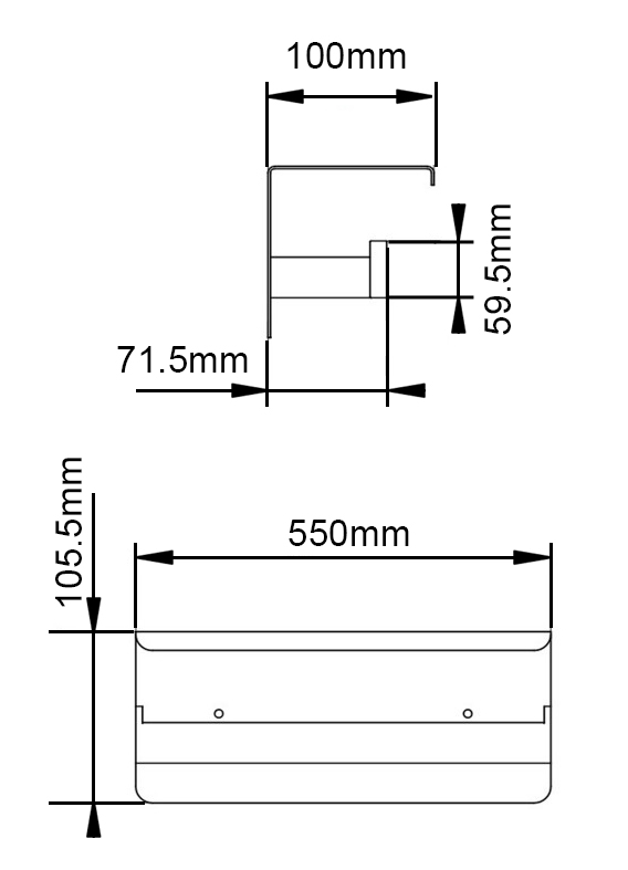 IVANO - Chrome Toilet Paper Holder