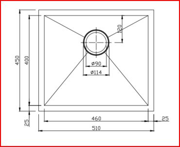 (C-510 black)Round Corner Stainless Steel Gun Metal Grey PVD Coating Single Bowl Kitchen Sink(with Bottom Tray) 510*450*230mm