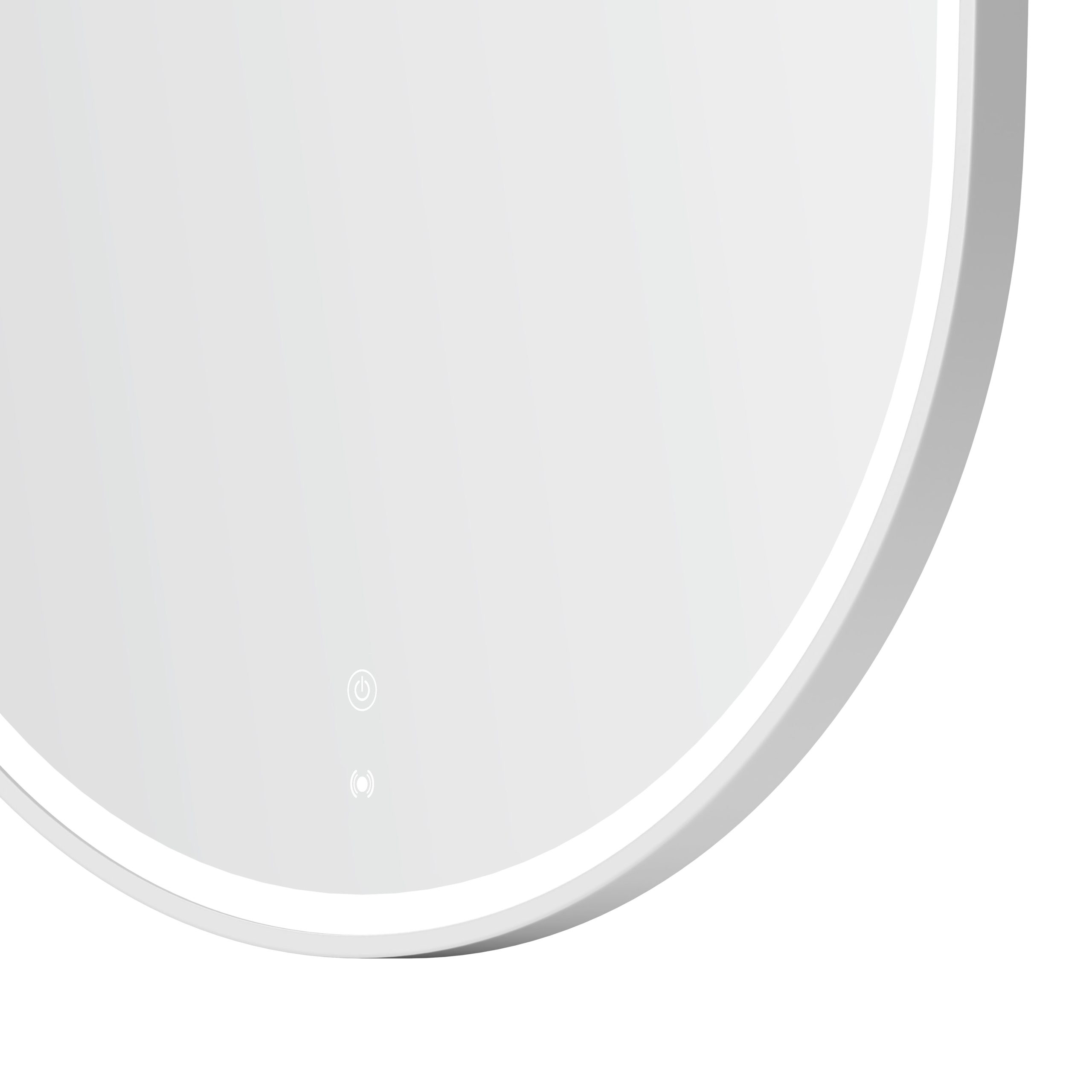 OTTI LED Noosa 1800(W)x750(H) White Metal Frame Mirror- Install Horizontal or Vertical