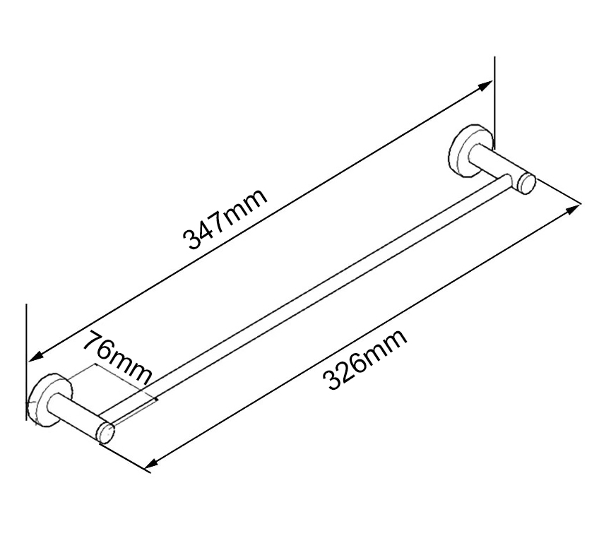 RUSHY Series Brushed Brass Toilet Paper Holder