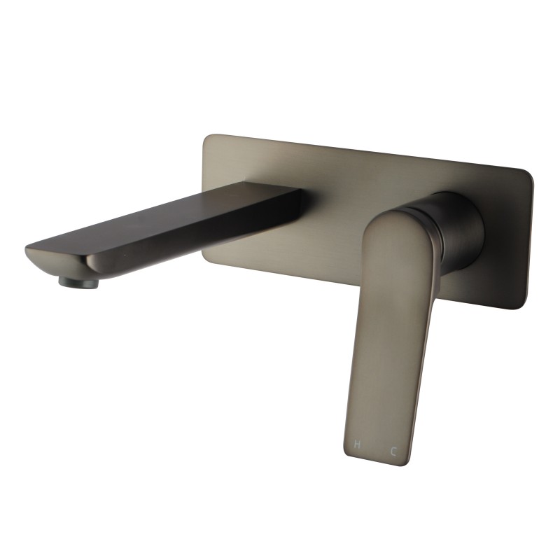 RUSHY - Brushed Gunmetal Spout Mixer