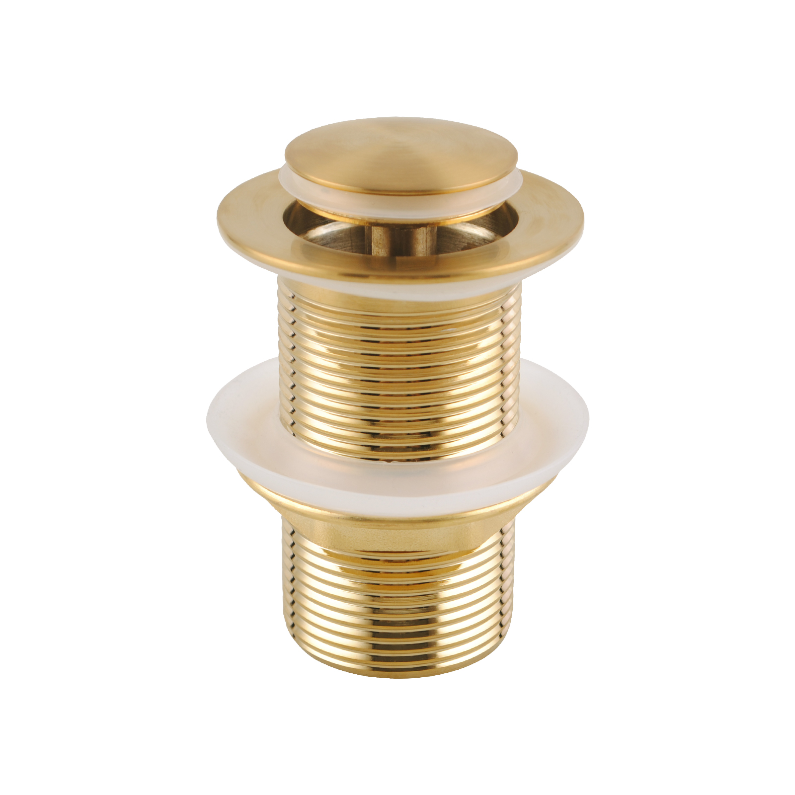 AQ 32/40mm Brushed Brass Basin Pop Up Waste without Overflow(Brass)