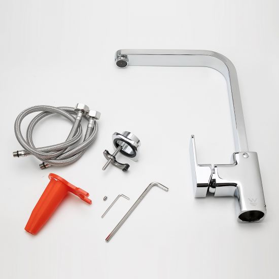 Aquaperla Chrome Swivel Kitchen Mixer