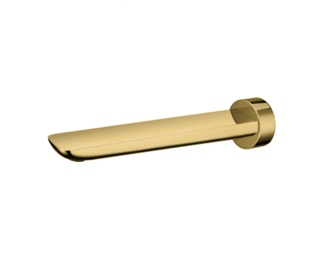RUSHY Series Brushed Brass Bath Spout