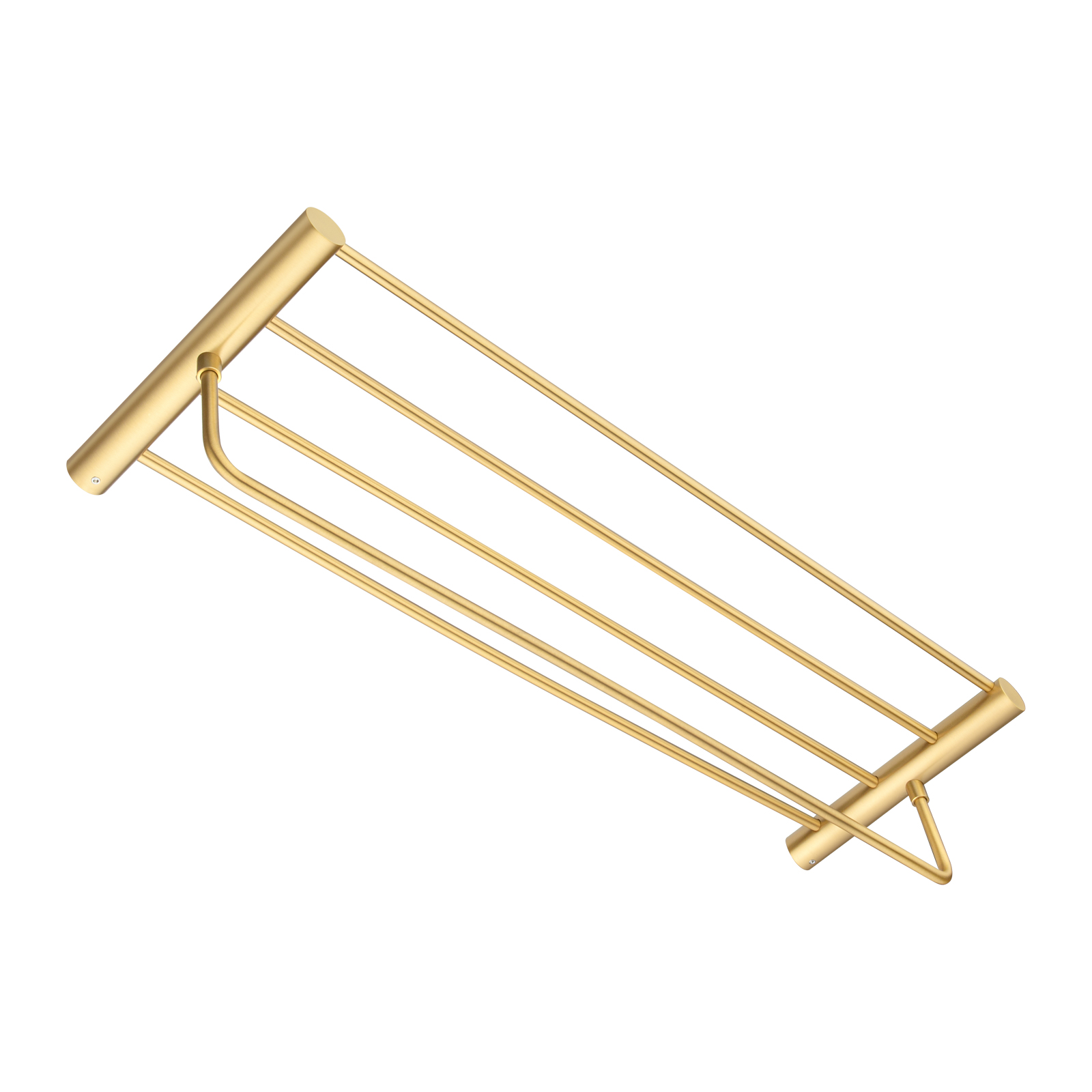 Aquaperla Brushed Brass Shower Shelf