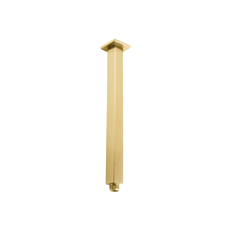 RUSHY Series Brushed Brass Ceiling Shower Arm (300 mm)