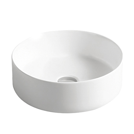 ARTIS 88 360X360X120 MATTE WHITE WITH STRAIGHT EDGE BASIN