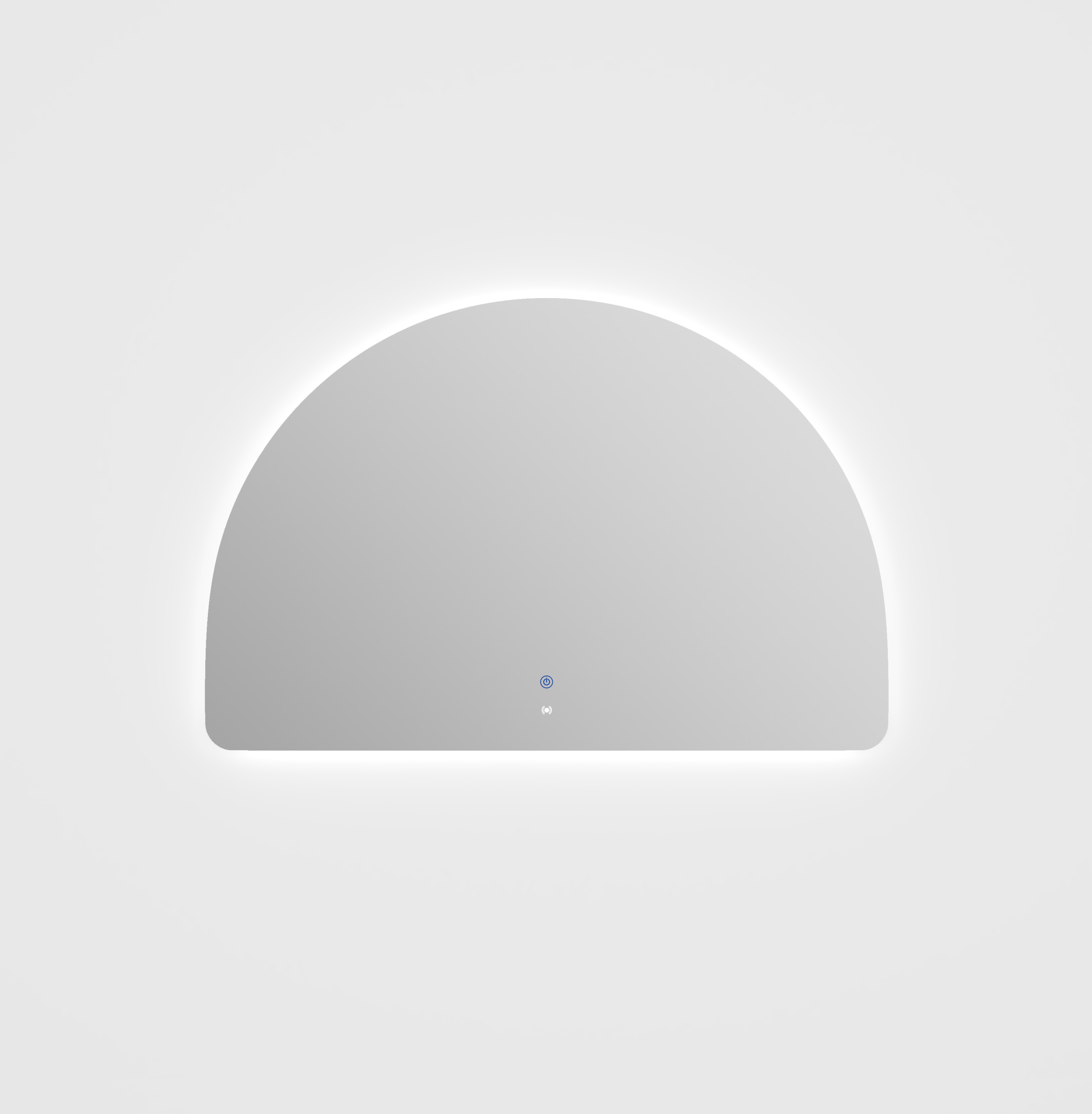 LED Moonlight Archie 800(H)x1200(W) Frameless Tuffi Mirror