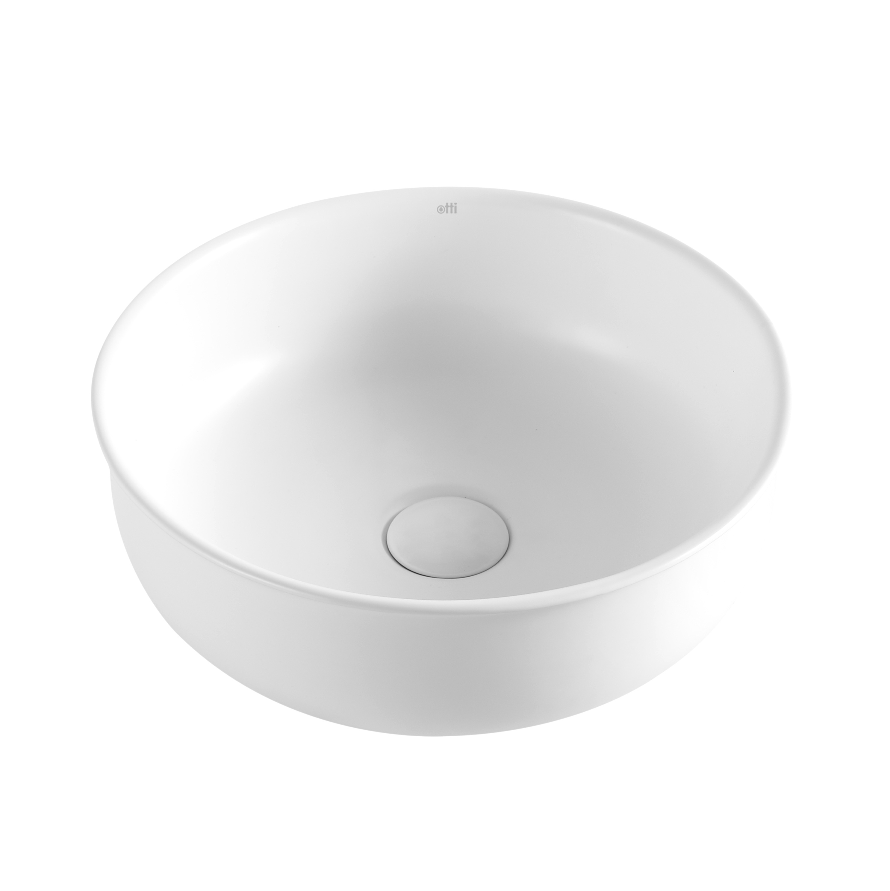 BRONTE ROUND 360X360X130 MATTE WHITE BASIN