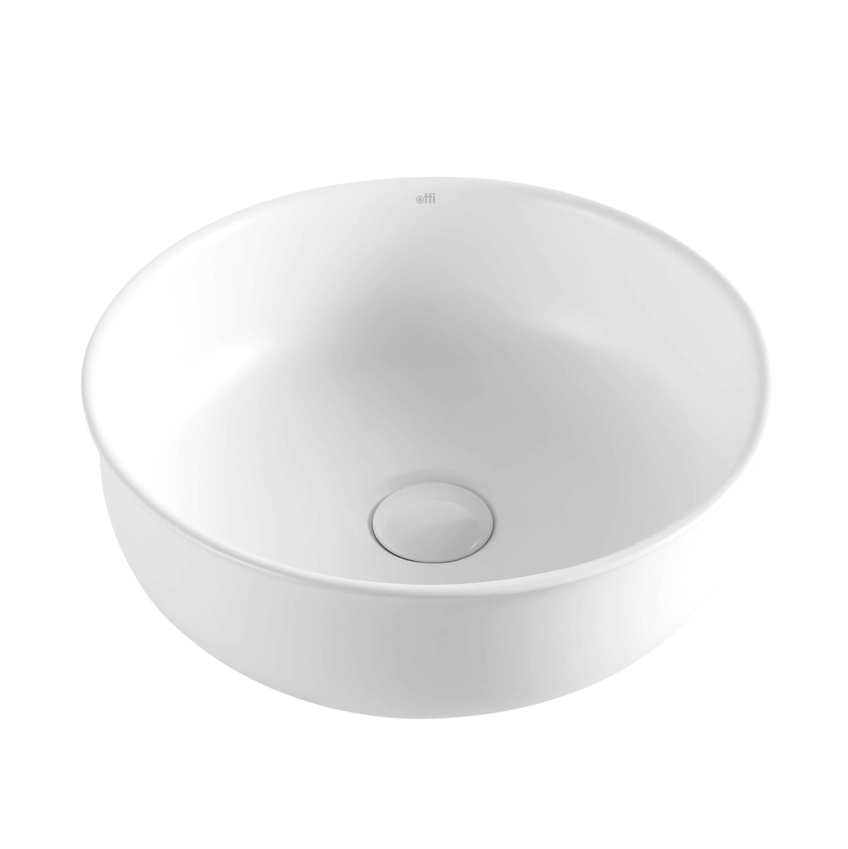 BRONTE ROUND 390X390X130 MATTE WHITE BASIN