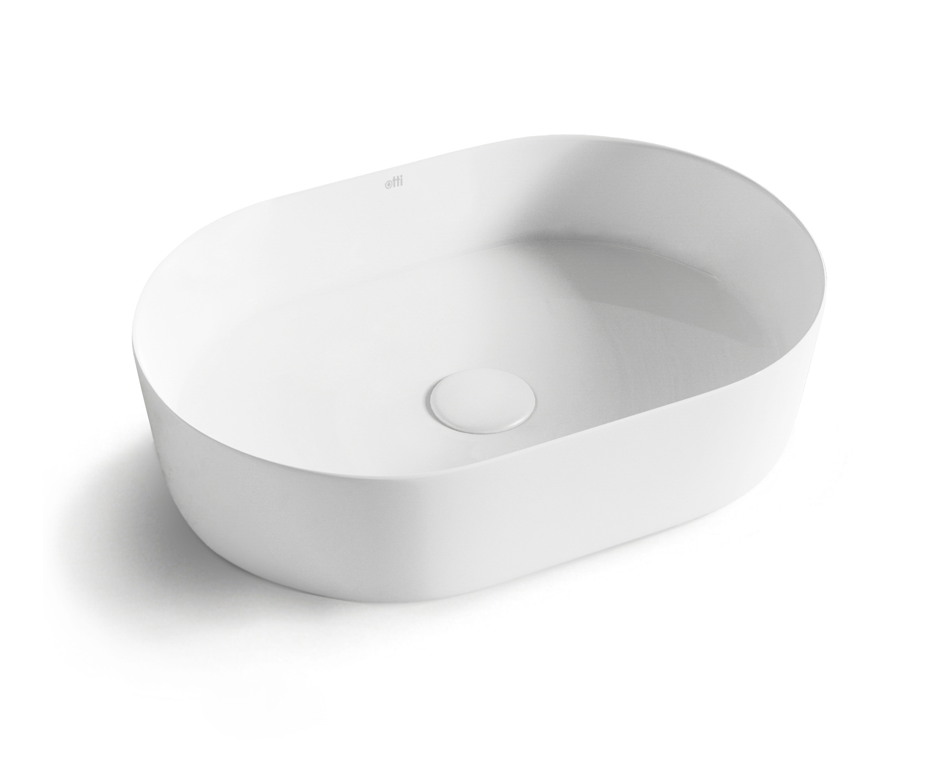 QUAY OVAL 500X330X120 MATTE WHITE BASIN