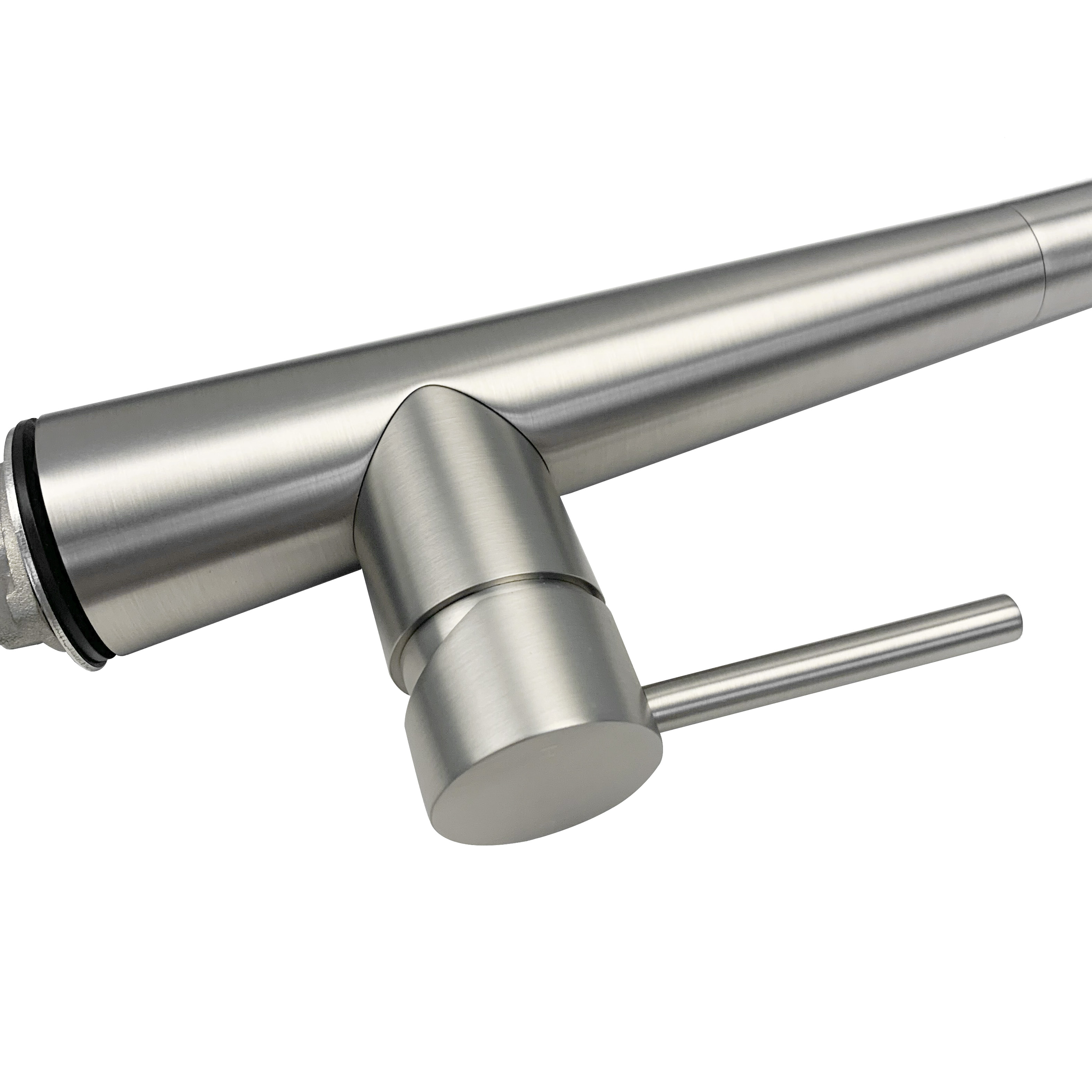 Otti Pull Out Kitchen Mixer 420 Brushed Nickel