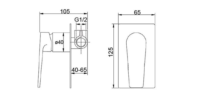 Zevio Shower Mixer
