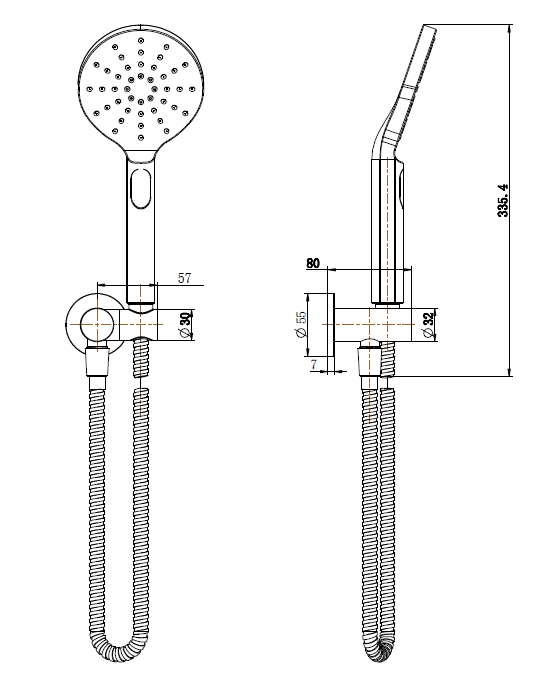 Cora Hand Shower Chrome