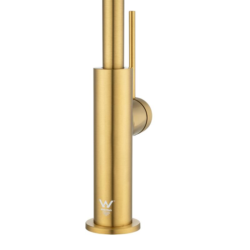 Brushed Brass Standard Slim Kitchen Mixer