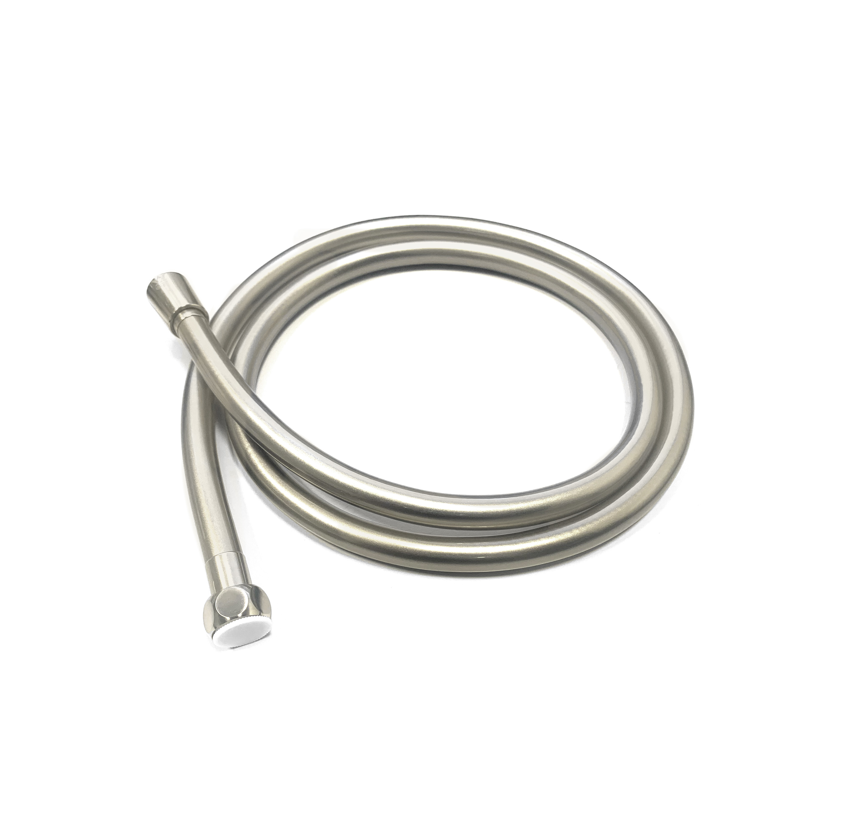 Pavia Compact Twin Shower With 200mm Round Head Brushed Nickel