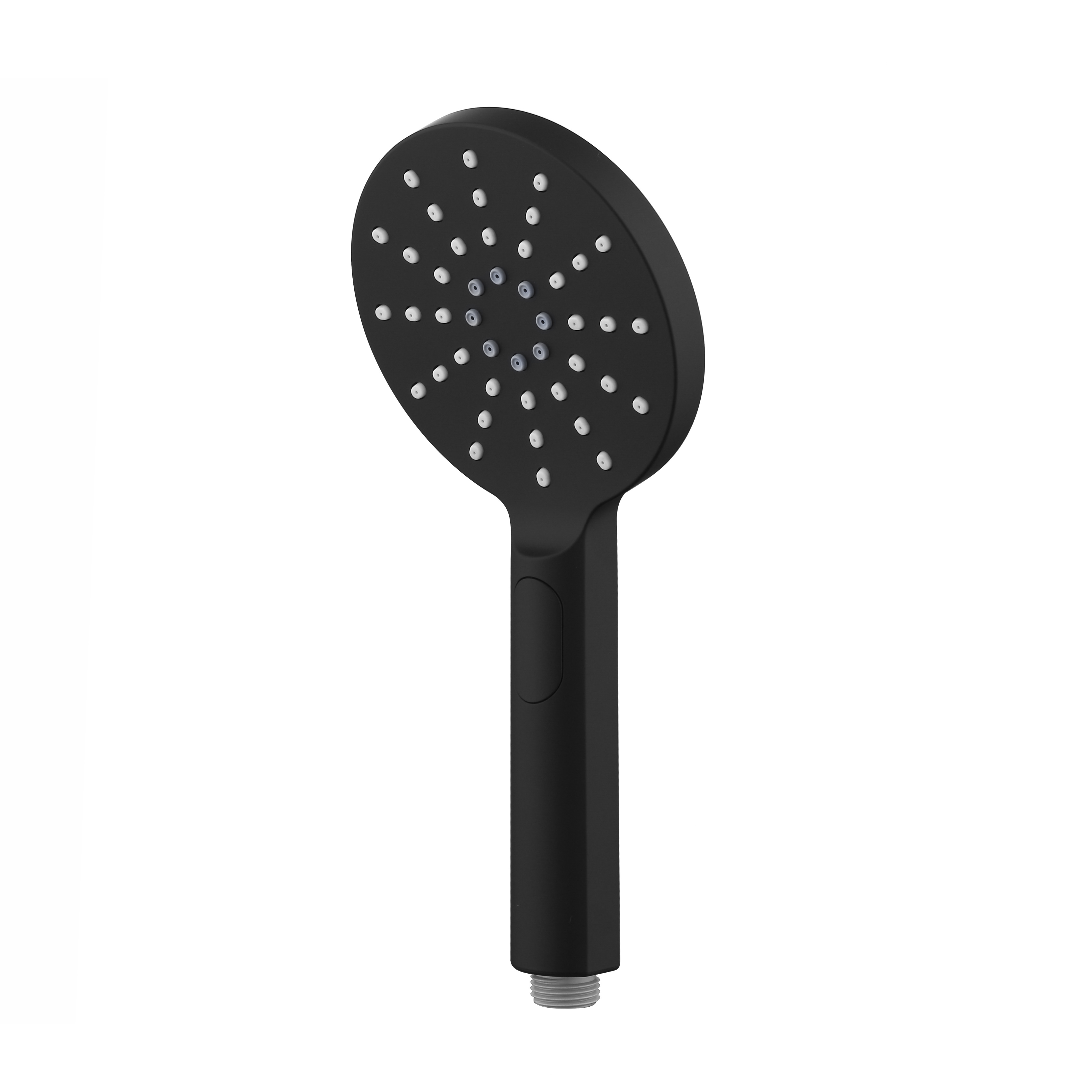 Pavia Compact Twin Shower With 200mm Round Head Matte Black