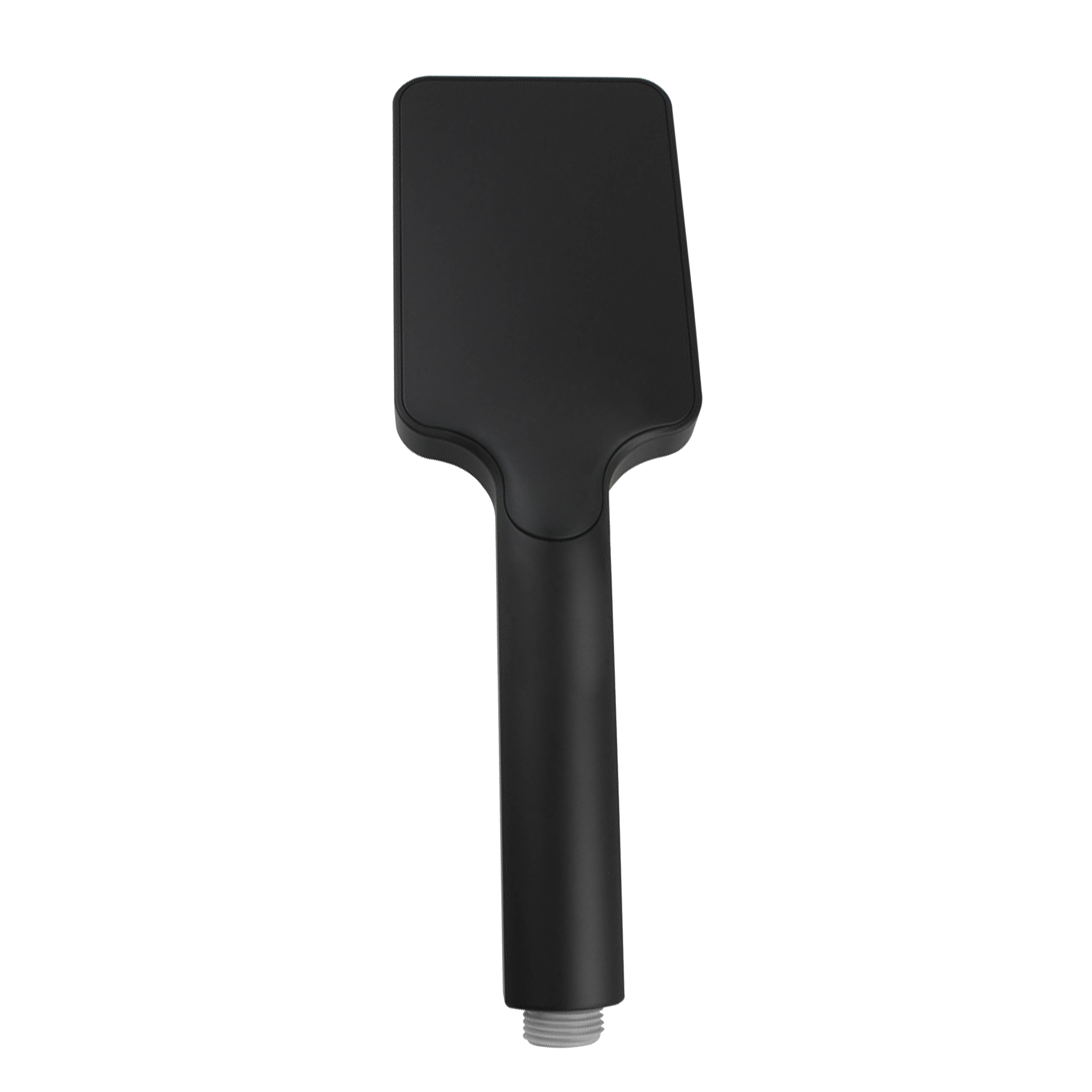 Taran 250mm Matte Black Twin Shower On Rail Top Inlet Square