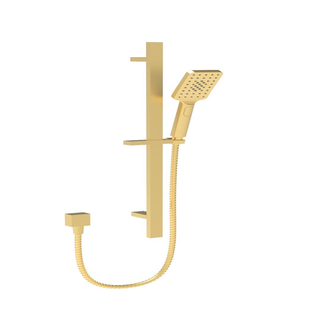 Eden Rail Shower Brushed Gold
